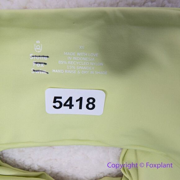 NEW Stone Fox‎ Swim x Free People lele knotted bandeau bikini top, size XS - Picture 8 of 9